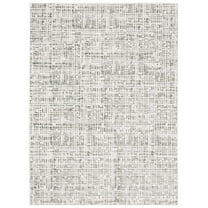 Oriental Weavers Montecito Area Rug - 5150W - 9'10" x 12'10" - in White/ Grey - Modern Style, Stain Resistant, Family and Pet Friendly , Family, Dining, Living Room Rug
