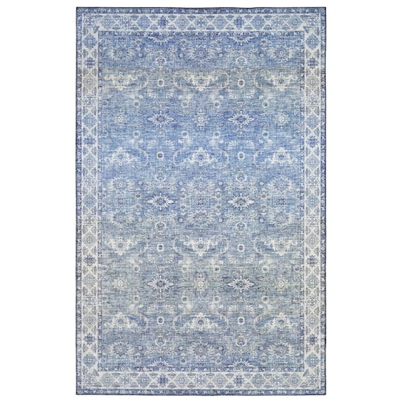 Oriental Weavers Myers Park Area Rug - MYP04 - 8'9" x 12' - in Blue/ Gray - Vintage Inspired, Stain Resistant, Family and Pet Friendly , Dining, Living Room Rug