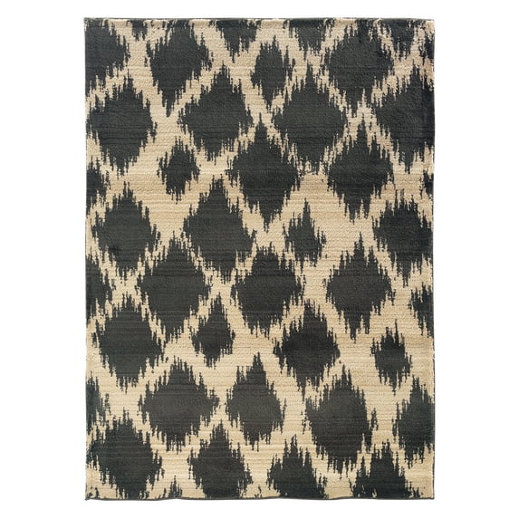 Oriental Weavers Marrakesh 1330Y Ivory/Brown Tribal Runner Indoor Area Rug