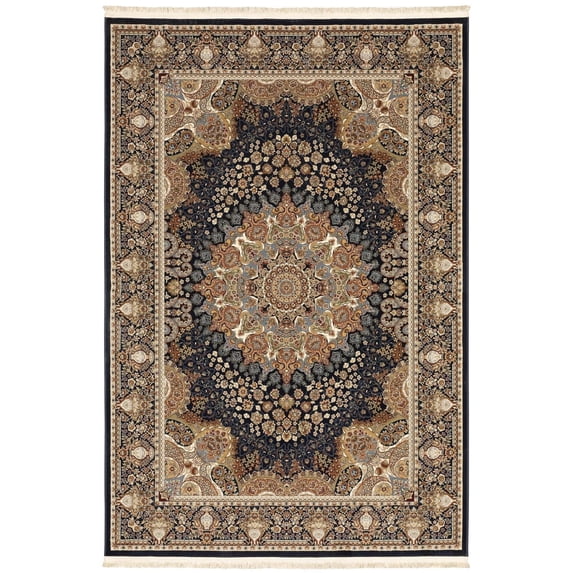 Oriental Weavers Masterpiece Area Rug - 1802W - 2'3" x 10' - in Ivory/ Multi - Vintage Inspired, Stain Resistant, Family and Pet Friendly , Entryway, Hallway Runner Rug