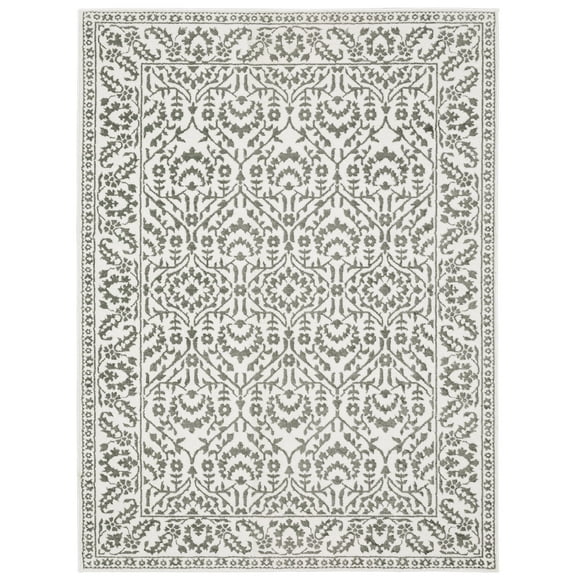 Oriental Weavers Montecito Area Rug 2062H Casual Gray Floral 5' 3" X 7' 6" Rectangle