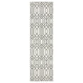 thumbnail image 1 of Oriental Weavers Montecito Area Rug - 4158W - 2'3" x 7'6" - in White/ Grey - Eclectic Global Style, Stain Resistant, Family and Pet Friendly , Entryway, Hallway Runner Rug, 1 of 4