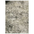 thumbnail image 1 of Oriental Weavers Nebulous Area Rug - 091D9 - 3'3" x 5' - in Gray/ Ivory - Modern Style, Stain Resistant, Family and Pet Friendly , Entrway, Bedroom Rug, 1 of 3