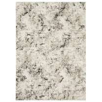 Oriental Weavers Nebulous Area Rug - 561E9 - 9'10" x 12'10" - in Ivory/ Gray - Modern Style, Stain Resistant, Family and Pet Friendly , Family, Dining, Living Room Rug