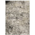 thumbnail image 1 of Oriental Weavers Nebulous Area Rug - 091D9 - 5'3" x 7'6" - in Gray/ Ivory - Modern Style, Stain Resistant, Family and Pet Friendly , Bedroom, Office Rug, 1 of 3
