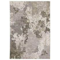 Oriental Weavers Nebulous Area Rug - 5091E - 3'3" x 5' - in Gray/ Ivory - Modern Style, Stain Resistant, Family and Pet Friendly , Entrway, Bedroom Rug
