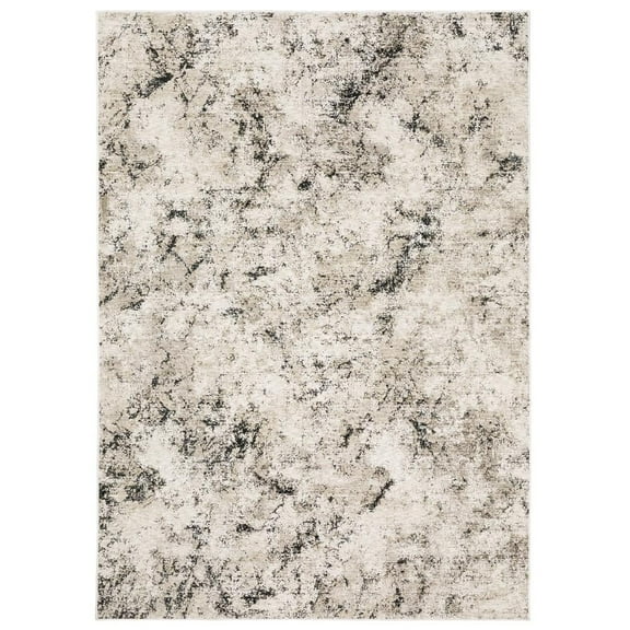 Oriental Weavers Nebulous Area Rug - 561E9 - 3'3" x 5' - in Ivory/ Gray - Modern Style, Stain Resistant, Family and Pet Friendly , Entrway, Bedroom Rug