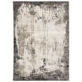 thumbnail image 1 of Oriental Weavers Nebulous Area Rug - 7151E - 9'10" x 12'10" - in Gray/ Ivory - Modern Style, Stain Resistant, Family and Pet Friendly , Family, Dining, Living Room Rug, 1 of 3