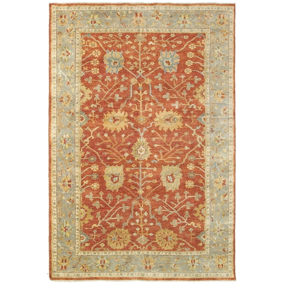 Oriental weavers Palace Area Rug 10306 Red Scrolls Bulbs 2' x 3' Rectangle