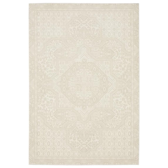 Oriental Weavers Raylan Area Rug - RAY09 - 2'3" x 7'6" - in Ivory/ Beige - Scandinavian Inspired, Stain Resistant, Family and Pet Friendly , Entryway, Hallway Runner Rug