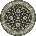 thumbnail image 1 of Oriental Weavers Richmond 7'10" Round Machine Woven Rug in Charcoal, 1 of 4