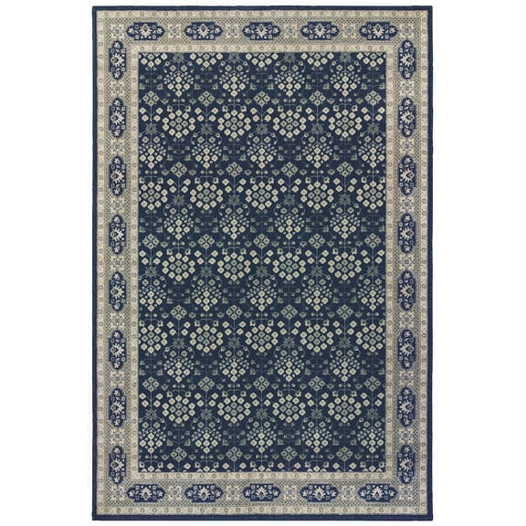 Oriental Weavers RICHMOND Navy 12' X 15' Area Rug
