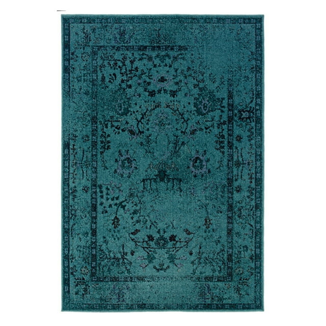 Oriental Weavers Revival 550H2 Teal/Grey Oriental Runner Indoor Area Rug