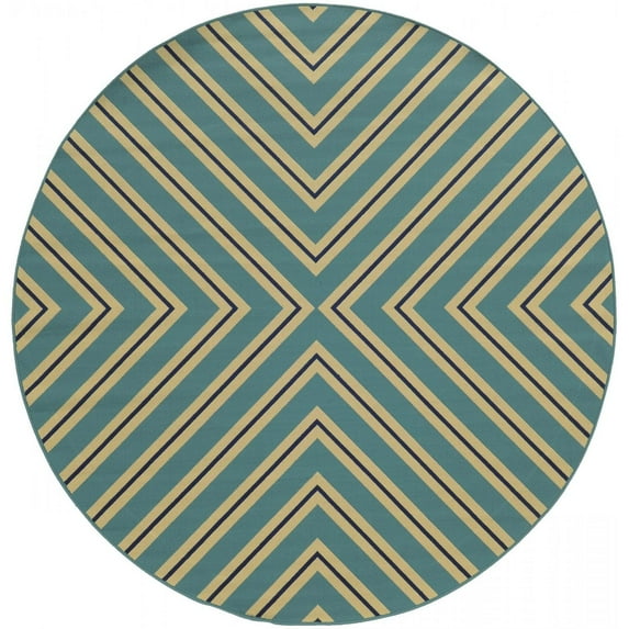 Oriental Weavers Riviera 7.83 Ft. Round Indoor/Outdoor Rug - 4589J