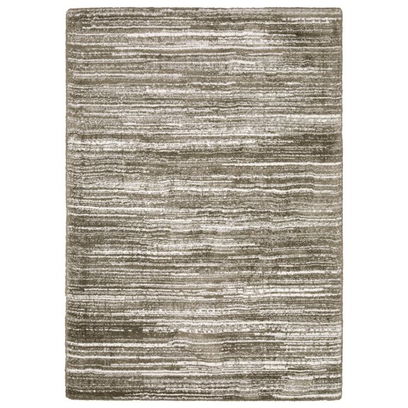 Oriental Weavers Modern Brown Striped Area Rug, 6' x 9'
