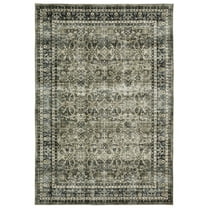 Oriental Weavers Sumter SUM06 Charcoal Gray/Blue 5' x 7' Indoor Area Rug