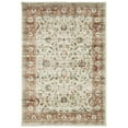 thumbnail image 1 of Oriental Weavers Sumter Washable Area Rug - SUM03 - 3'6" x 5'6" - in Ivory/ Rust - Vintage Inspired, Non-Slip, Stain Resitant, Ultra Low Pile, Entrway, Bedroom Rug, 1 of 3