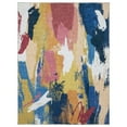 thumbnail image 1 of Oriental Weavers Sumter Washable Area Rug - SUM09 - 2' x 8' - in Blue/ Gold - Modern Style, Non-Slip, Stain Resitant, Ultra Low Pile, Entryway, Hallway Runner Rug, 1 of 3