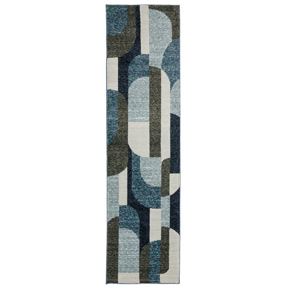Oriental Weavers Strada Indoor Rug Runner Area Rug Blue 2' 3" X 8'