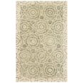 thumbnail image 1 of Oriental Weavers Tallavera Hand-made Wool Area Rug - 55606 - 10' x 13' - in Green/ Ivory - Global Style, Hand-Made Wool Rugs, Family, Dining, Living Room Rug, 1 of 2