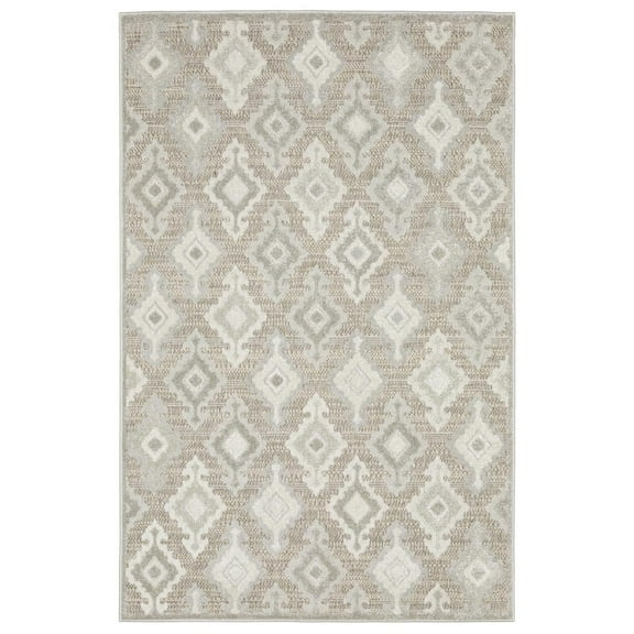 Oriental Weavers 3' x 5' Beige Tribal Area Rug