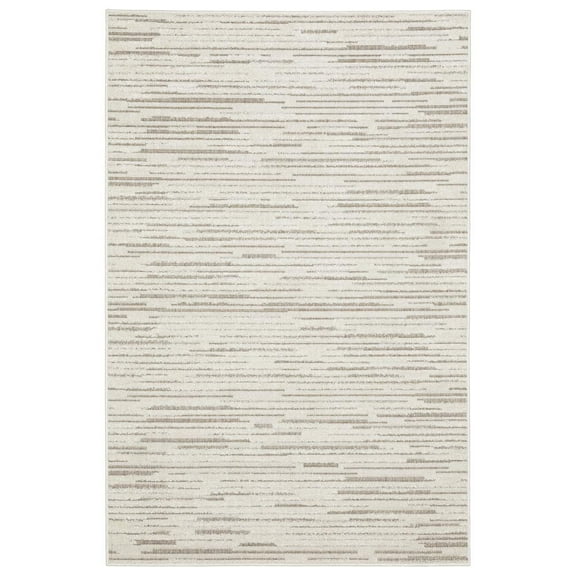 Oriental Weavers Ivory Modern Transitional Indoor Area Rug, 4'5" x 6'4"