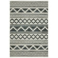 thumbnail image 1 of Oriental Weavers Torrey Indoor/Outdoor Rug - 005Y1 - 9'10" x 12'10" - in Light Grey/ Blue - Tribal Influnced Style, Water, Stain and Fade Resistant, Hose Clean, Patio, Outdoor Living Area Rug, 1 of 8