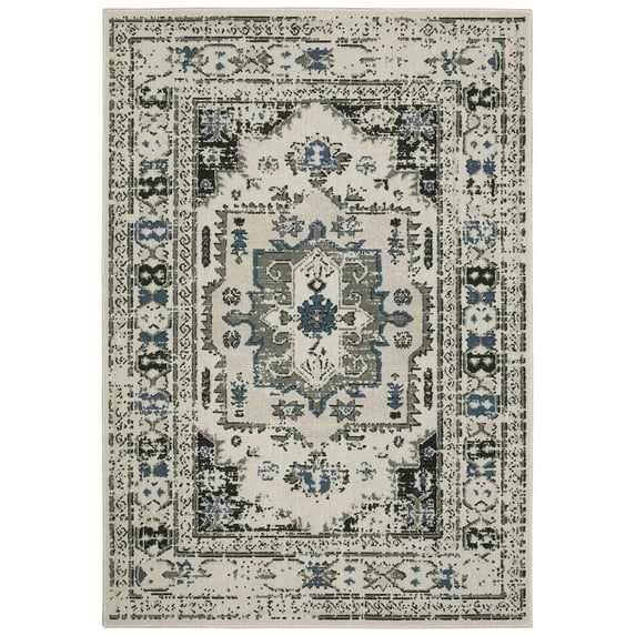 Oriental Weavers Torrey Area Rug 5561H Beige Angled Pointed 9' 10" x 12' 10" Rectangle