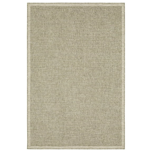 Oriental Weavers Tortuga Indoor/Outdoor Rug - TR12A - 9'10" x 12'10" - in Light Brown - Classic Casual Style, Water, Stain and Fade Resistant, Hose Clean, Patio, Outdoor Living Area Rug