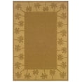thumbnail image 1 of Oriental Weavers Tan Border Lanai Rug 6.3x9.2, 1 of 2