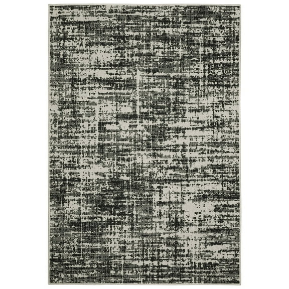 Oriental Weavers Torrey 531W1 Black/ Beige 7'10" X 10' Indoor/Outdoor Area Rug