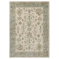 thumbnail image 1 of Oriental Weavers Maeve Area Rug - MAE10 - 3'3" x 5' - in Beige/ Teal - Vintage Inspired, Stain Resistant, Family and Pet Friendly , Entrway, Bedroom Rug, 1 of 5