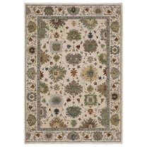 Oriental Weavers Eliana Area Rug - ELI10 - 7'10" x 10'10" - in Ivory/ Multi - Vintage Inspired, Stain Resistant, Family and Pet Friendly , Dining, Living Room Rug