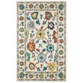 thumbnail image 1 of Oriental Weavers Zahra Hand-made Wool Area Rug - 75507 - 10' x 13' - in Ivory/ Gold - Vintage Bohemian Style, Hand-Made Wool Rugs, Family, Dining, Living Room Rug, 1 of 3