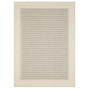Oriental Weavers Zarina ZAR05 - Machine Woven Indoor/Outdoor Area Rug - 110" x 76" - in Tan/ Ivory - Casual Style Patio, Deck, Porch, Living Area Rug