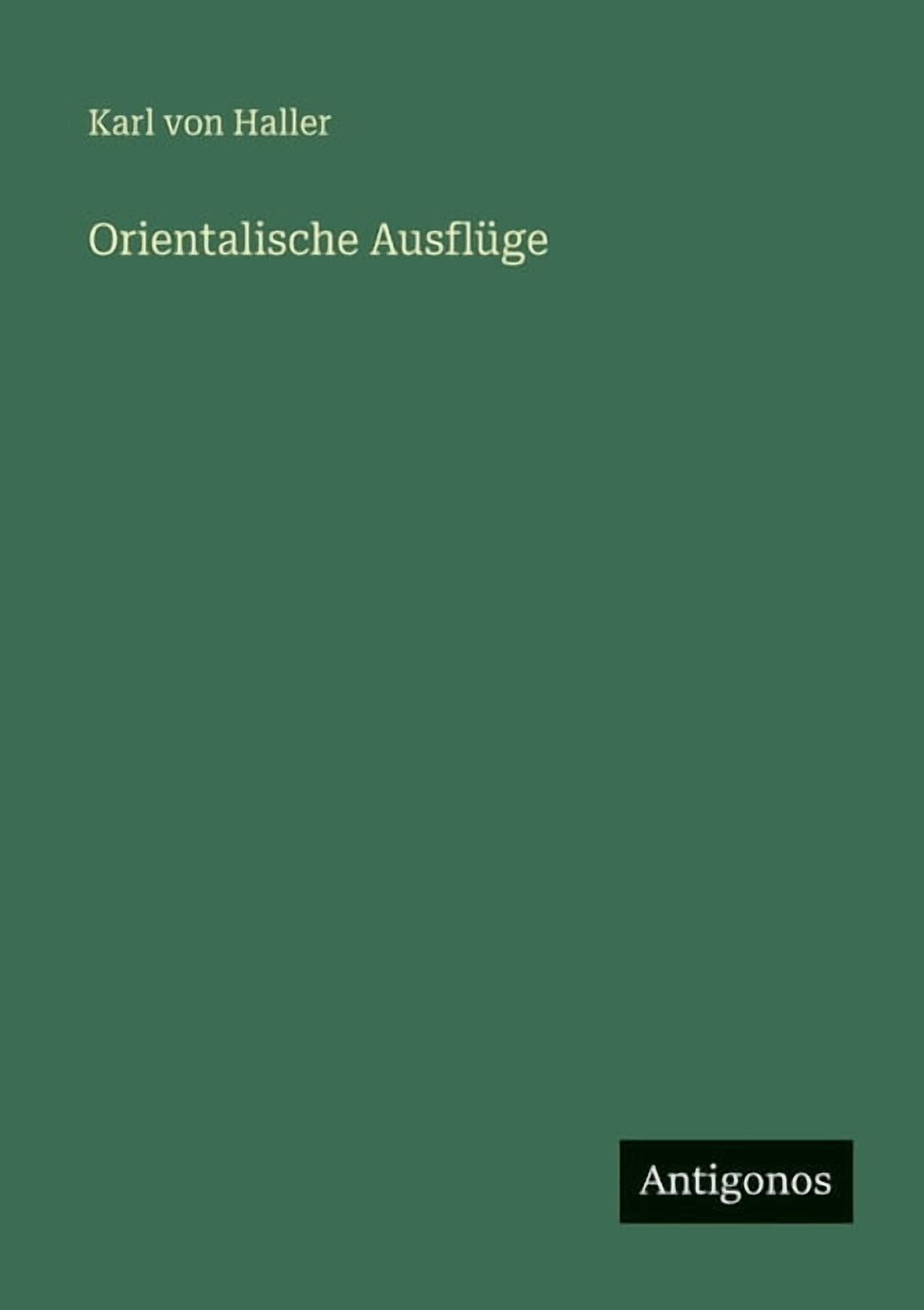 Orientalische Ausflüge, (Paperback)