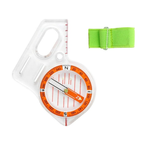 Orientation Thumb Compasses Hiking Navigation Map Scale Ruler Compasses, Multifunctional Survival Map Reading Compasses