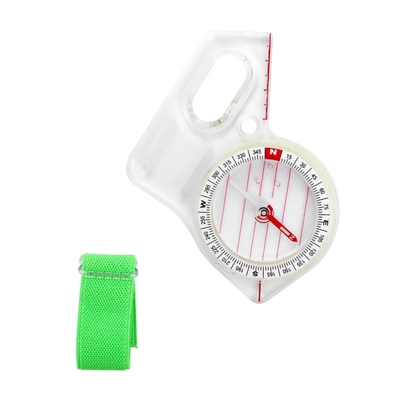 Orientation Thumb Compasses Hiking Navigation Map Scale Ruler Compasses, Multifunctional Survival Map Reading Compasses