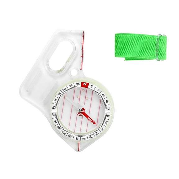 Survival Compasses with Ruler Scale, Hiking Orienteering Camping Thumb Compasses, Map Ruler Compasses for Map Reading