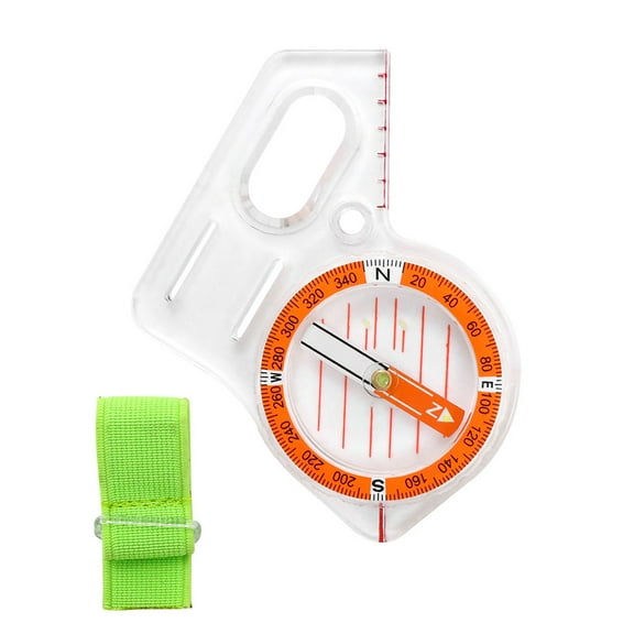 Orientation Thumb Compasses Hiking Navigation Map Scale Ruler Compasses, Multifunctional Survival Map Reading Compasses