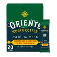 thumbnail image 1 of Oriente Cuban Coffee Roasters - Dark Roast Cafe De Olla Instant Coffee Packets Single Serve - 20ct - 100% Arabica Coffee Solar Energy Produced - Authentic Cuban Coffee Inspired Style, 1 of 6