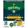 Oriente Dark Roast Cuban Coffee Pods, 18 ct. Cafe De Olla Sweetened