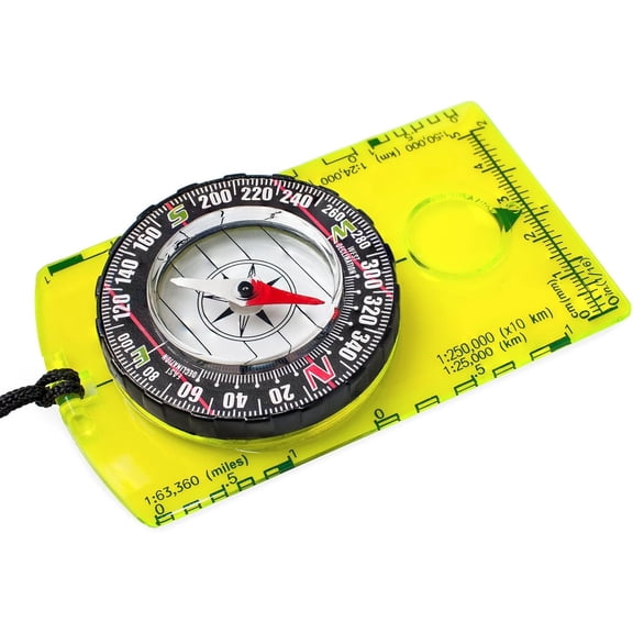 Orienteering Compass Hiking Backpacking Compass | Advanced Scout Compass Camping Navigation - Boy Scout Compass for Kids | Professional Field Compass for Map Reading - Best Survival Gifts