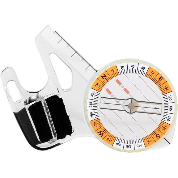 Orienteering Thumb Compass Basic Aim Elite Training Competition Race for Outdoors Sports Foot -Country Directional Movement Match Tournament Contest Athletics Student Kid