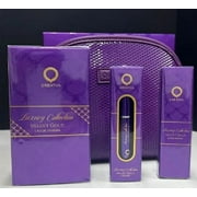 Velvet Gold by Orientica Gift Set for Women - 2.7oz EDP Spray, 10ml Travel Spray, Atomizer and Bag - New
