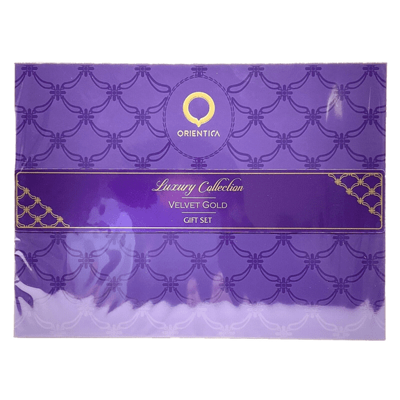 Orientica Velvet Gold , 4 Pc Gift Set 2.7oz EDP Spray, 2 x 0.33oz EDP Spray, 0.25oz EDP Spray