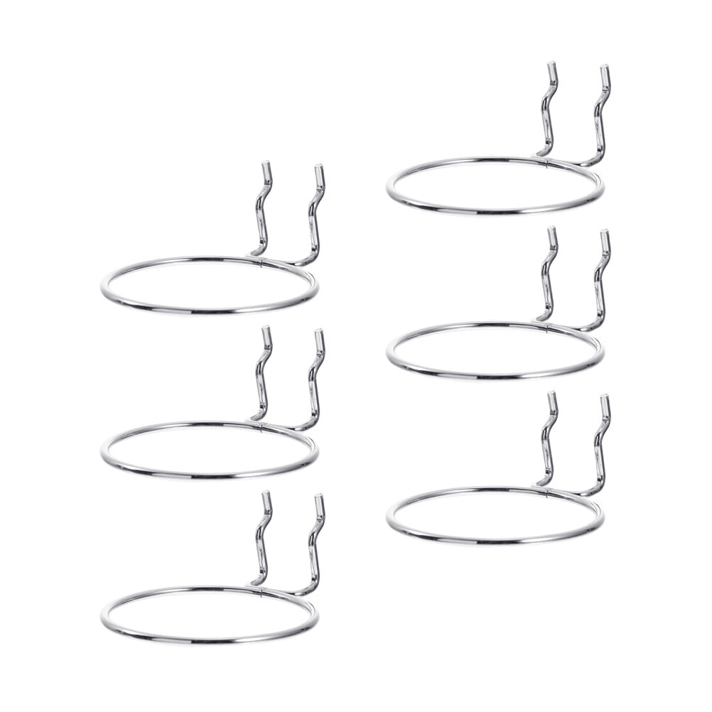 Orifice Round Hook Pegboard Ring Holder Metal Hanger Bins with Rings