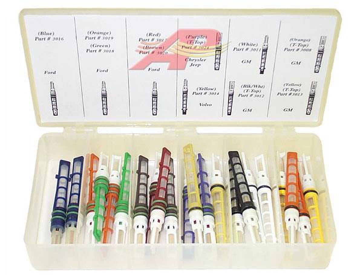 Orifice Tube Assortment, 2 ea. Of 11 Different Tubes
