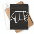 thumbnail image 1 of Origa Bear Geometric Shape Postcards Envelopes Blank Note Cards Mailing, 1 of 4