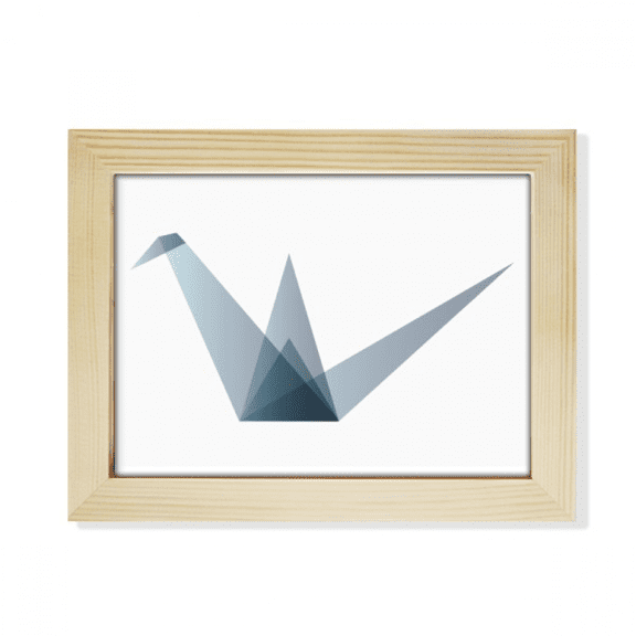 Origa Crane Geometric Shape Desktop Photo Frame Picture Art Decoration Painting 6x8 inch